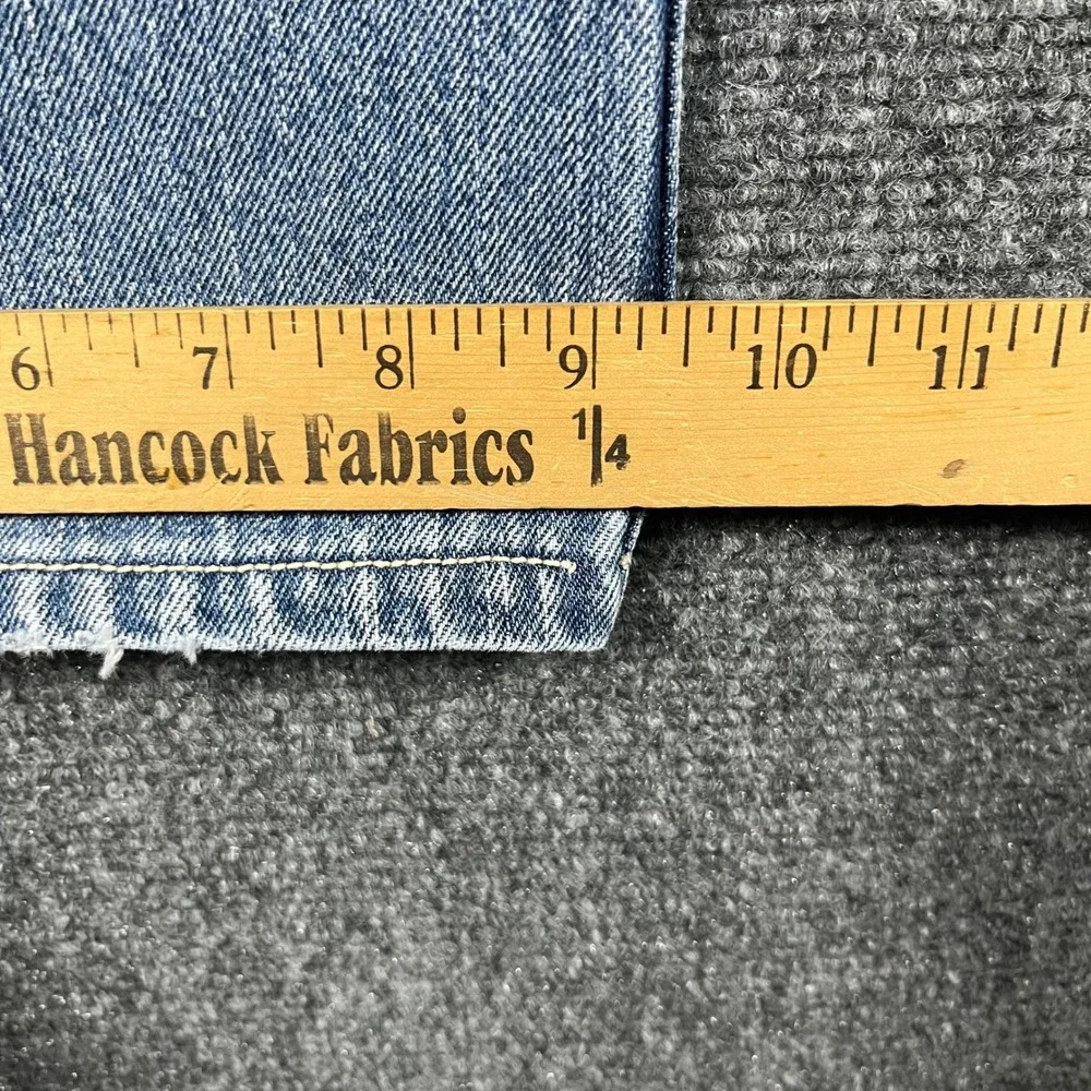 Brooks Brothers 346 Relaxed Fit Jeans Mens 38 Light Blue Denim Cotton Distressed